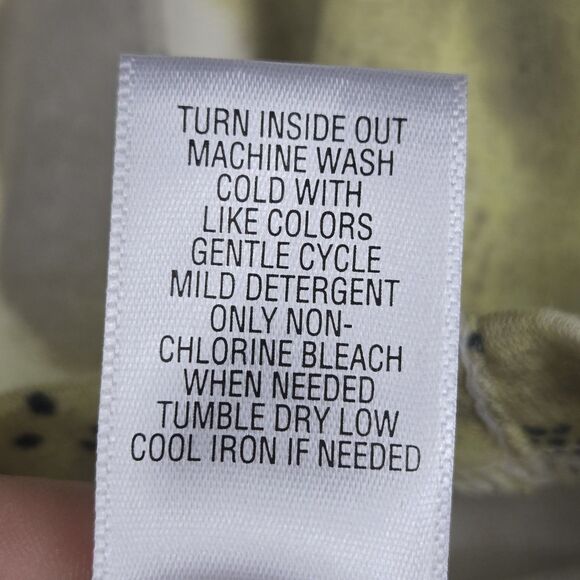 Simply Vera Vera Wang Women's Large Yellow Skirt Dot Future NWT - Picture 4 of 7